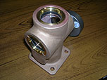 Completed valve, cast brass, machined and assembled by United
